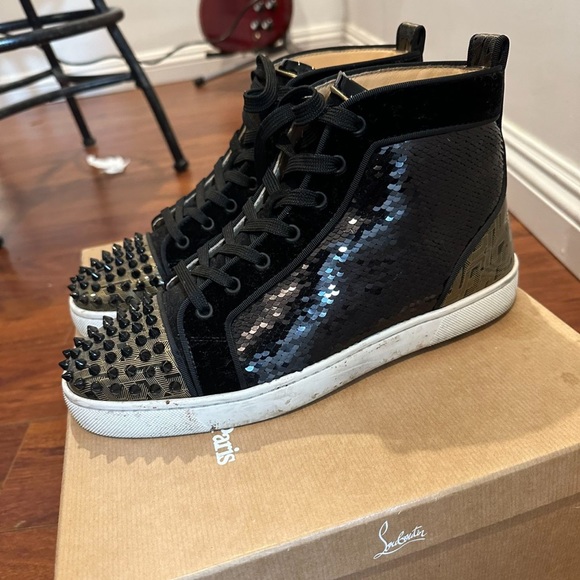 Men’s Christian Louboutin Sneakers 8.5 - Picture 4 of 5